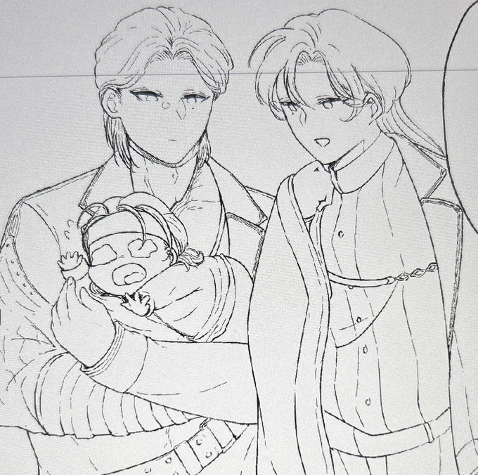 パパとママの図 