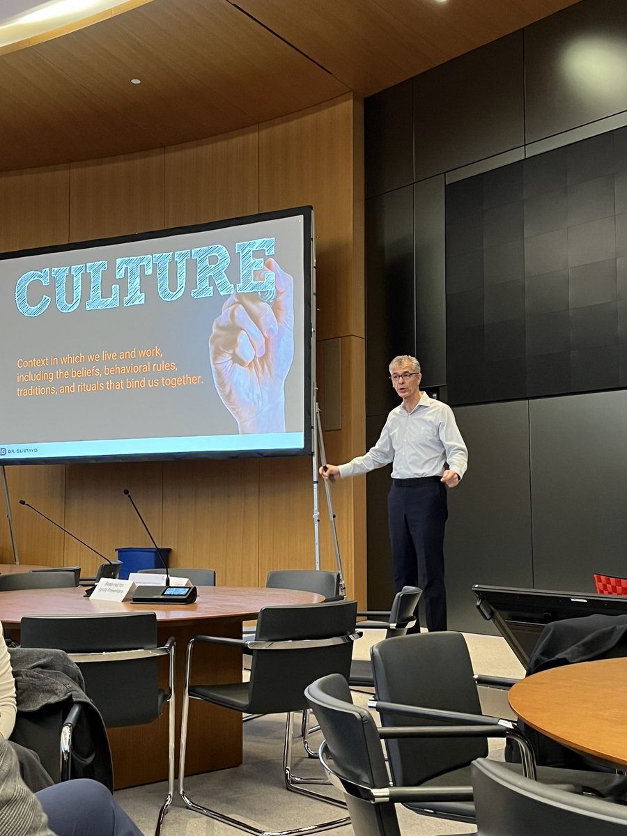 Change the culture and human behavior follows. <a href="/AAMCtoday/">AAMC</a>  #CFAS  Dr. Gustavo shares perspective.