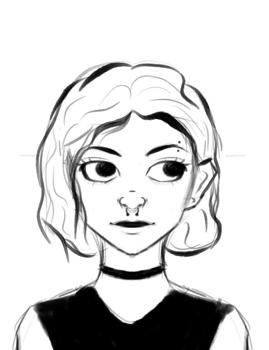 did a very rushed marlene sketch :D