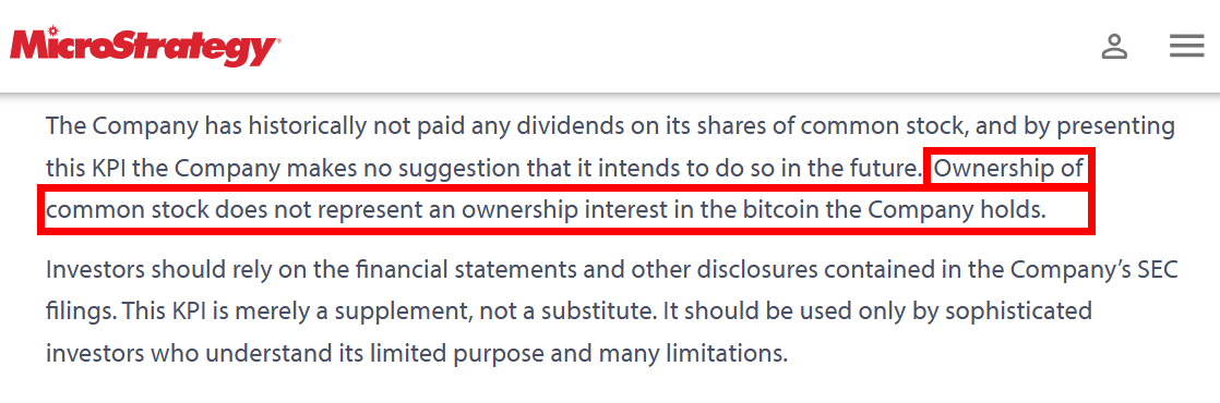 Pledditor's tweet photo. 1 MSTR share = 0 BTC https://t.co/YHLFGUwcQe