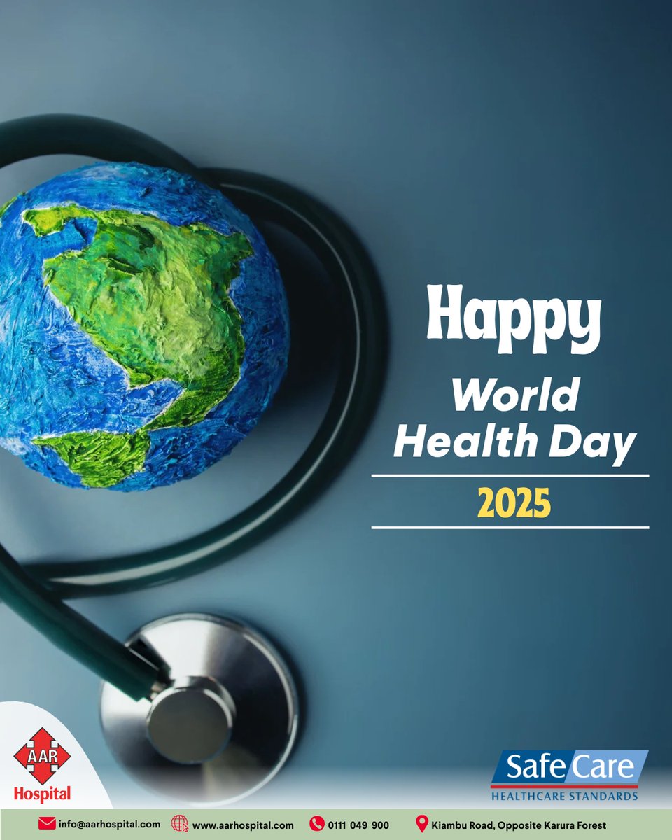 Happy World Health Day from all of us at AAR Hospital.
Join us today in commemorating the International Day of recognizing Health and Healthcare.
Your health matters deeply to us.
We care about you!
#aarhospital #WorldHealthDay