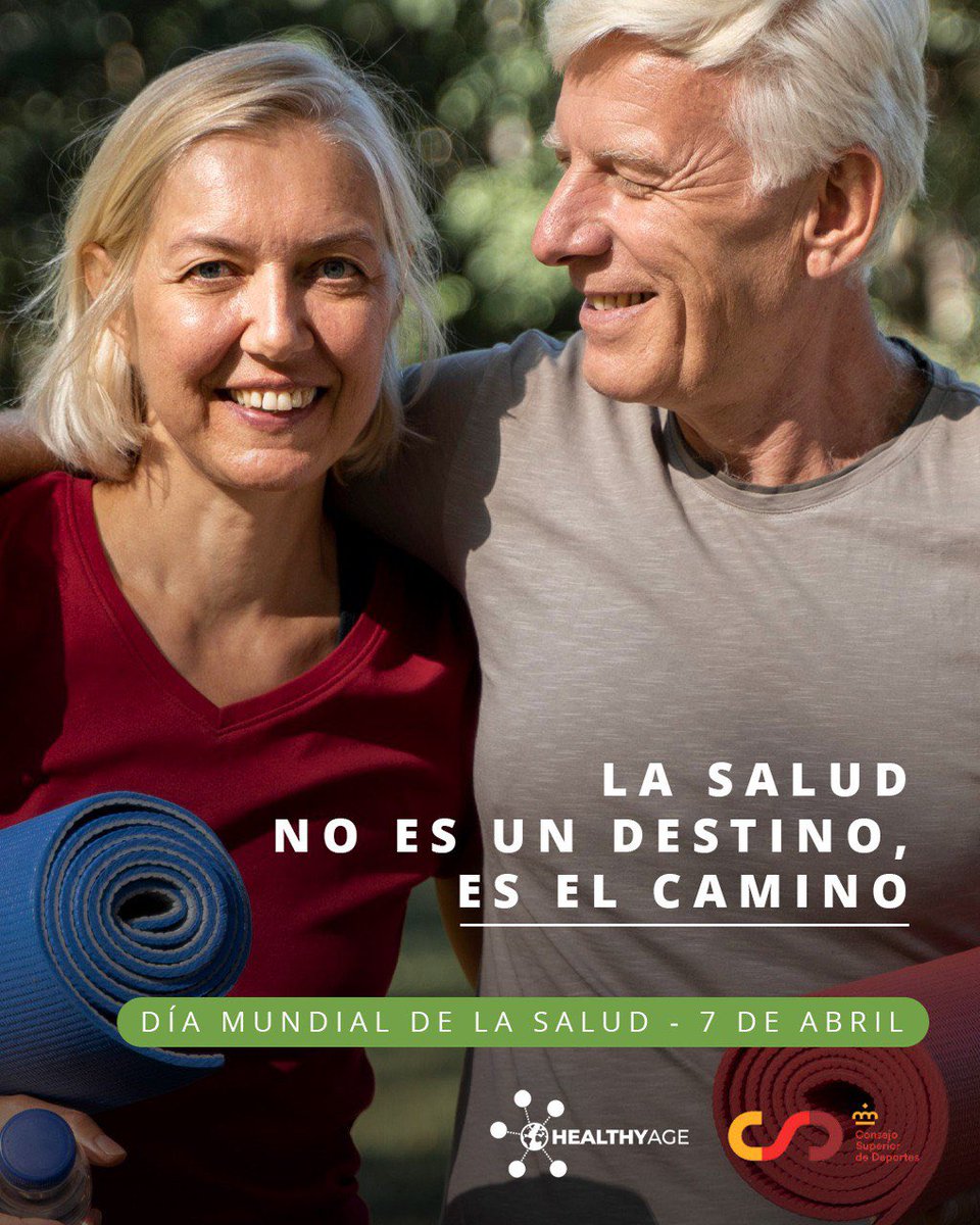 💚 Ayer celebramos el Día de la Actividad Física
🫶🏻 Hoy el #DíaMundialdelaSalud

Y en realidad, van de la mano.
Porque moverse es cuidarse.
Y cuidarse es avanzar hacia una vida plena, con energía, con propósito.

La salud no es un destino, es el camino.

<a href="/deportegob/">CSD</a>