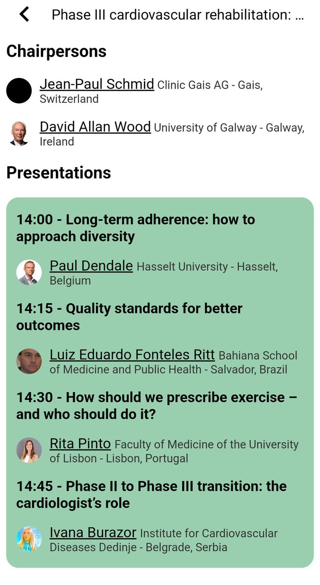 Rita Pinto (@ritapintoul) on Twitter photo Feeling truly honored and grateful to have presented at the #ESCPrev2025 Congress in Milan 🇮🇹. It was a fascinating and inspiring session!
A huge thank you to my amazing <a href="/CCULisboa/">Centro Cardiovascular da Universidade de Lisboa</a> team for the incredible work we've been doing in this field 🙌 Feeling truly honored and grateful to have presented at the #ESCPrev2025 Congress in Milan 🇮🇹. It was a fascinating and inspiring session!
A huge thank you to my amazing <a href="/CCULisboa/">Centro Cardiovascular da Universidade de Lisboa</a> team for the incredible work we've been doing in this field 🙌