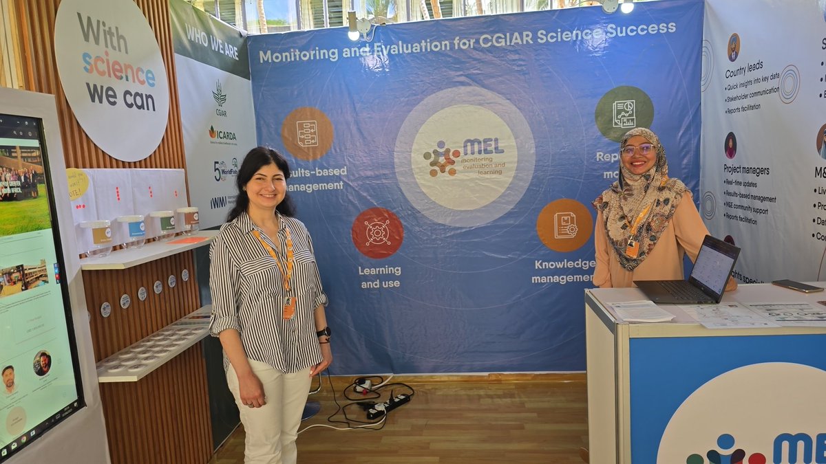 Follow interesting science related to the Monitoring and Evaluation Platform at Science week in Nairobi 6.-12. April 2024 <a href="/CGIAR/">CGIAR</a> <a href="/ICARDA/">ICARDA</a> <a href="/ACIARAustralia/">ACIAR</a> <a href="/ICRISAT/">ICRISAT</a>