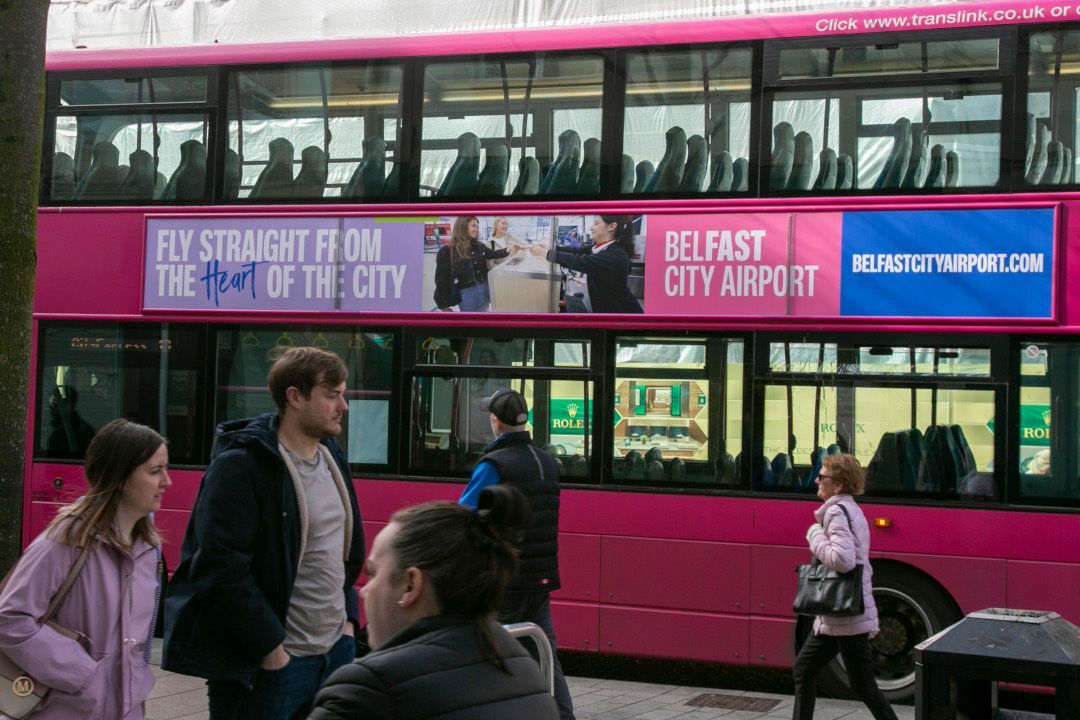 Global Northern Ireland (@globalnireland) on Twitter photo Moving audiences to make memories!💭
This new geo-targeted #busadvertising campaign from <a href="/BELFASTCITY_AIR/">Belfast City Airport</a>, features different creatives tailored to each location to inspire audiences to jet off from Belfast’s City Airport this summer ✈️🧳
#summer #fly #holiday #airline #airport Moving audiences to make memories!💭
This new geo-targeted #busadvertising campaign from <a href="/BELFASTCITY_AIR/">Belfast City Airport</a>, features different creatives tailored to each location to inspire audiences to jet off from Belfast’s City Airport this summer ✈️🧳
#summer #fly #holiday #airline #airport
