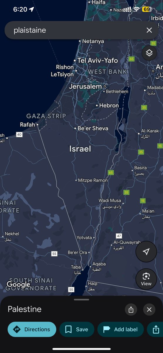 samriddh0's tweet photo. Palestine can no longer be found. Just a few days ago, searching for Palestine would still show results.

@googlemaps kankirpola change it as soon as possible or else We are going to boycott @Google soon!

#gaza #GazaGenocide #FreePalestine https://t.co/VdbPWPtMg1