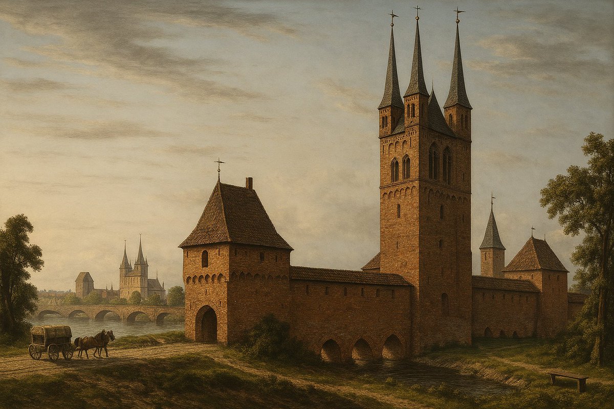 #GenerativeAI #ChatGPT4o #Gdansk #architektura

Nieudana próba rekonstrukcji zespołu Bramy Wysokiej w XIV w., na podstawie rycin...