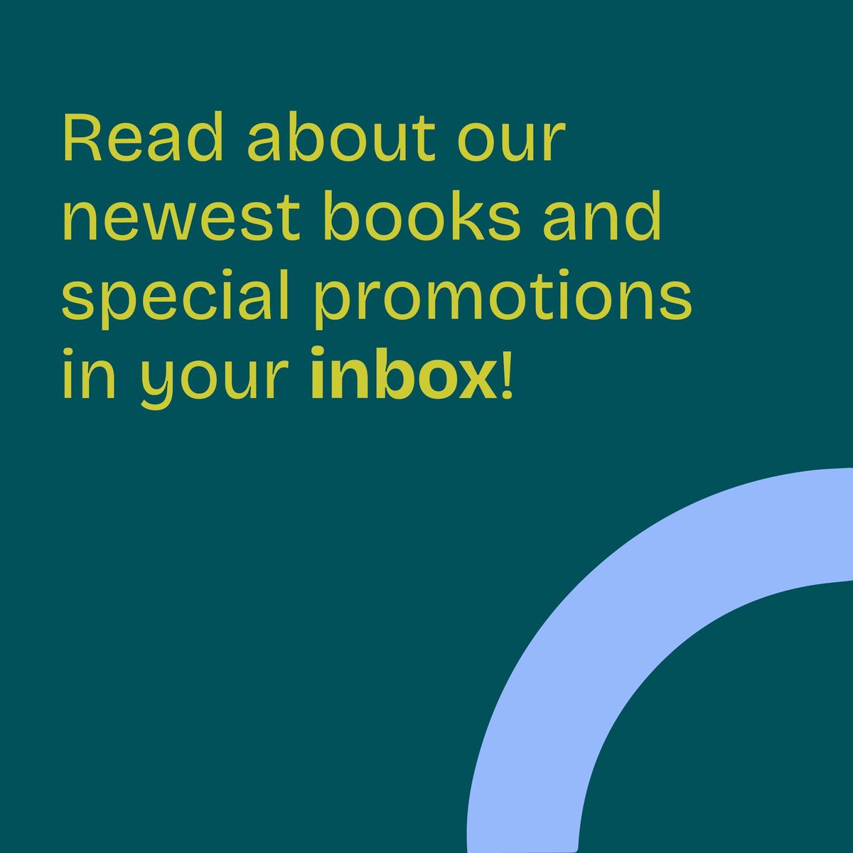 Sign up to our subject emails to read about our newest books, blog posts and special promotions! ➡️ buff.ly/aXybDvc