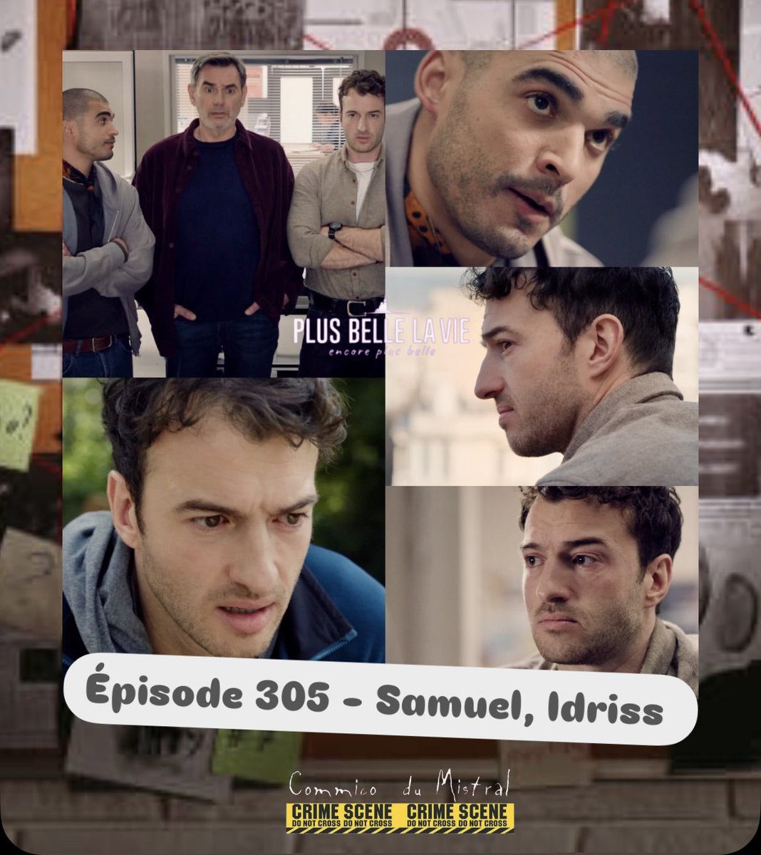 CommicoMistral's tweet photo. #Episode305 #pblvepb Samuel craque , Idriss est là pour faire avancer l’enquête . Je voudrais souligner ici la superbe interprétation d’Iñaki 👍 et ce duo avec Idriss/Samuel que j’aime beaucoup #plusbellelavie #pblv @inakilartigue @guabintani https://t.co/fQiEN7XL5c