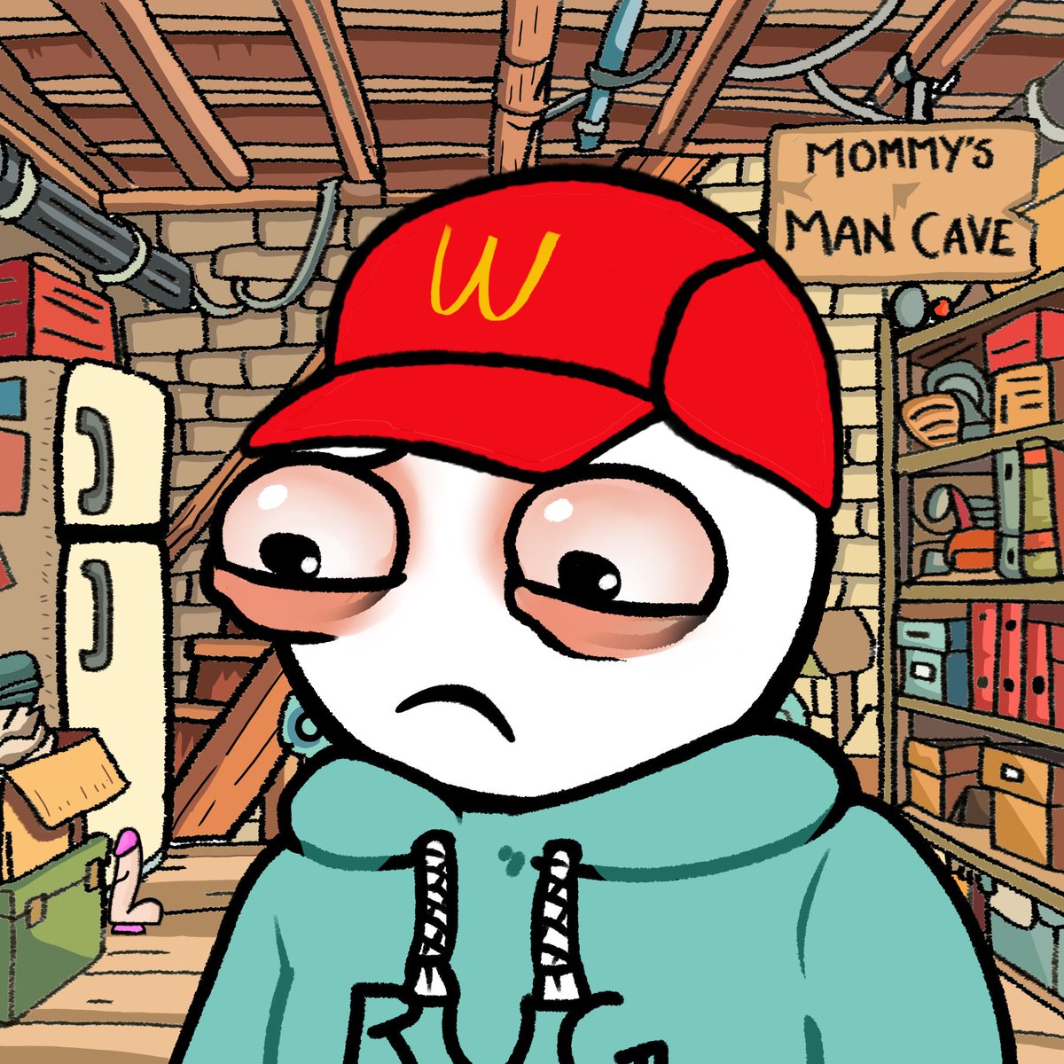 Grab your hats, boys.

We're moving into mom's basement