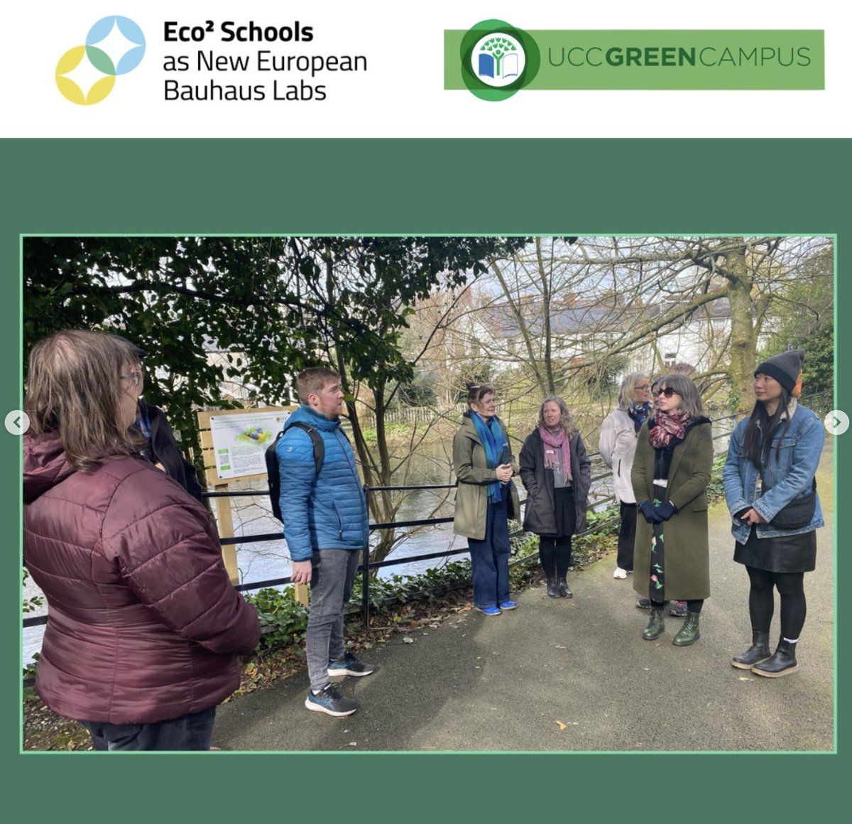 NEB|LAB ECO²-SCHOOLS (@eco2schools) on Twitter photo First of <a href="/UCC/">UCC Ireland</a> 's ongoing <a href="/eco2schools/">NEB|LAB ECO²-SCHOOLS</a> interventions measures pedagogical impact of campus' biodiversity trail on participants. Great to see all of the excellent outputs from this pilot site.
eco2-schools.eu/pilot-site-ucc…
#neblab #neweuropeanbauhaus #erasmusplus First of <a href="/UCC/">UCC Ireland</a> 's ongoing <a href="/eco2schools/">NEB|LAB ECO²-SCHOOLS</a> interventions measures pedagogical impact of campus' biodiversity trail on participants. Great to see all of the excellent outputs from this pilot site.
eco2-schools.eu/pilot-site-ucc…
#neblab #neweuropeanbauhaus #erasmusplus