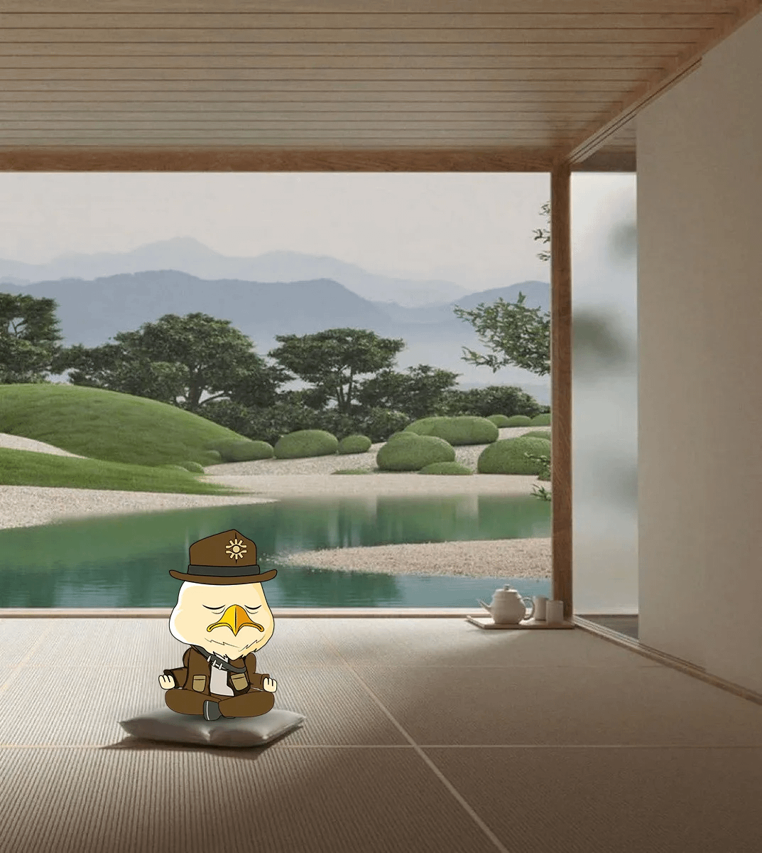 Stay calm and keep building 🧘‍♂️