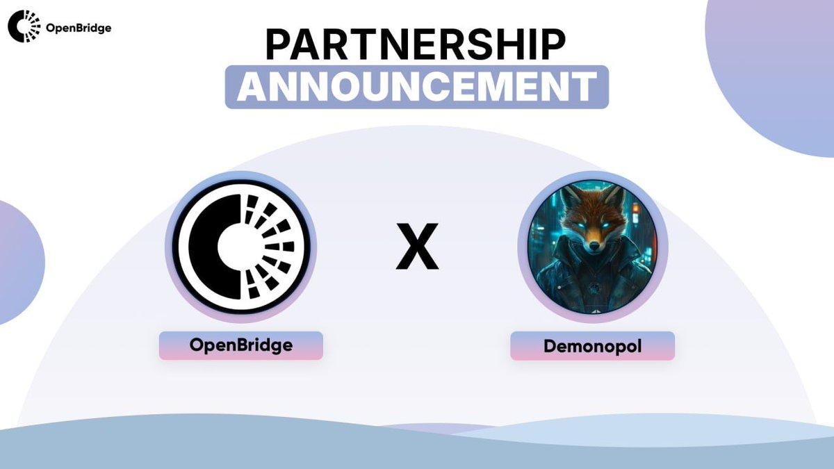 Open Bridge (@openbridgeai) on Twitter photo Exciting Partnership Alert
<a href="/OpenBridgeAI/">Open Bridge</a> π€ <a href="/DeMonopol_RWA_/">Demonopol, Web3 Real Estate. RWA - DeFi - AI - DAO</a>
OpenBridgeAI
First cross-chain decentralized oracle that empowers smart contracts with real-time, AI-validated data
DeMonopol
Tokenizing real estate to enable global access with AI, DeFi, and GameFi integration Exciting Partnership Alert
<a href="/OpenBridgeAI/">Open Bridge</a> π€ <a href="/DeMonopol_RWA_/">Demonopol, Web3 Real Estate. RWA - DeFi - AI - DAO</a>
OpenBridgeAI
First cross-chain decentralized oracle that empowers smart contracts with real-time, AI-validated data
DeMonopol
Tokenizing real estate to enable global access with AI, DeFi, and GameFi integration