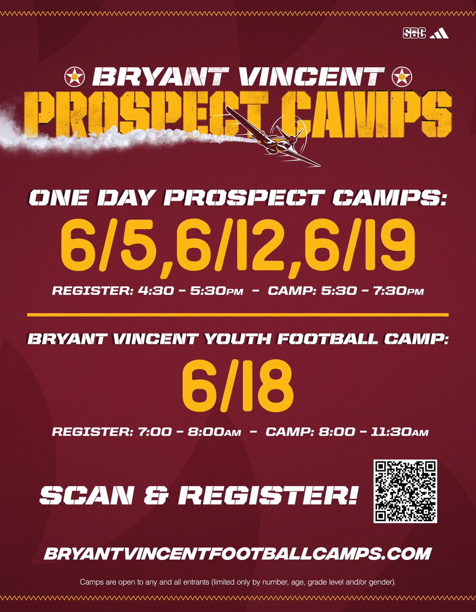 Great things are happening in Monroe! Come camp with the Warhawks - 3 opportunities to get coached and compete! #BestInTheBayou