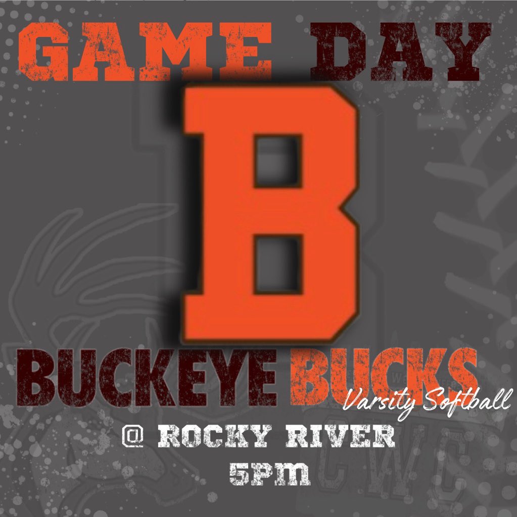 Back in action this afternoon, weather permitting, at Rocky River! #SIBIBI #BUCKS 🧡🥎🤎☀️