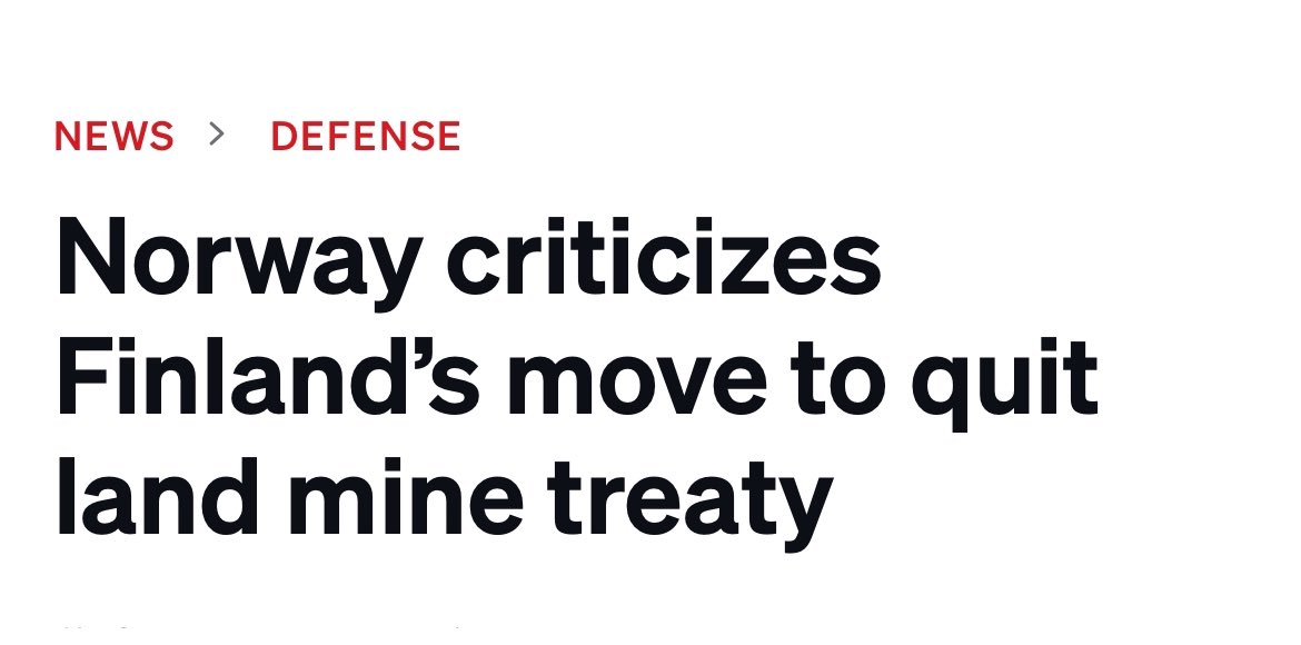 Well, Norway – you’re not the ones sharing a 1,340 km border with Mordor.