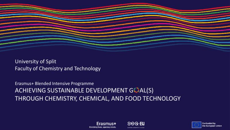 KTF_UniSt's tweet photo. This week we are a hub for sustainability and international collaboration!
Blended Intensive Program “Achieving Sustainable Development Goals through Chemistry, Chemical, and Food Technology” will host students and professors from our Faculty and partner universities https://t.co/9PD3GrzPMT