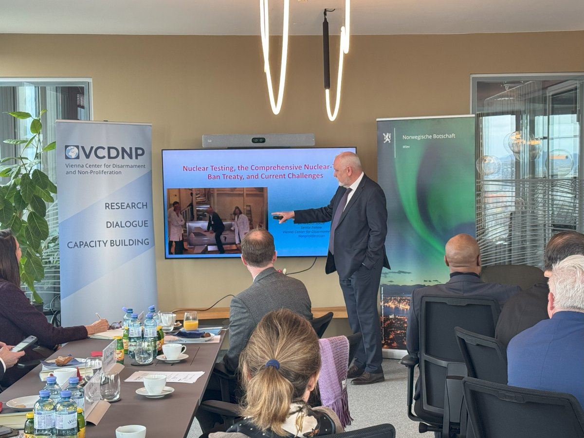 VCDNP (@vcdnp) on Twitter photo Today we kicked off our mini-course on #nuclear issues for #Ambassadors in Vienna with opening remarks by Norwegian Ambassador <a href="/SusanEckey/">Susan Eckey</a> and VCDNP Executive Director <a href="/esokova/">Elena Sokova</a>. We are grateful to Ambassador Eckey for generously hosting the course at the Norwegian Mission.π³π΄ Today we kicked off our mini-course on #nuclear issues for #Ambassadors in Vienna with opening remarks by Norwegian Ambassador <a href="/SusanEckey/">Susan Eckey</a> and VCDNP Executive Director <a href="/esokova/">Elena Sokova</a>. We are grateful to Ambassador Eckey for generously hosting the course at the Norwegian Mission.π³π΄