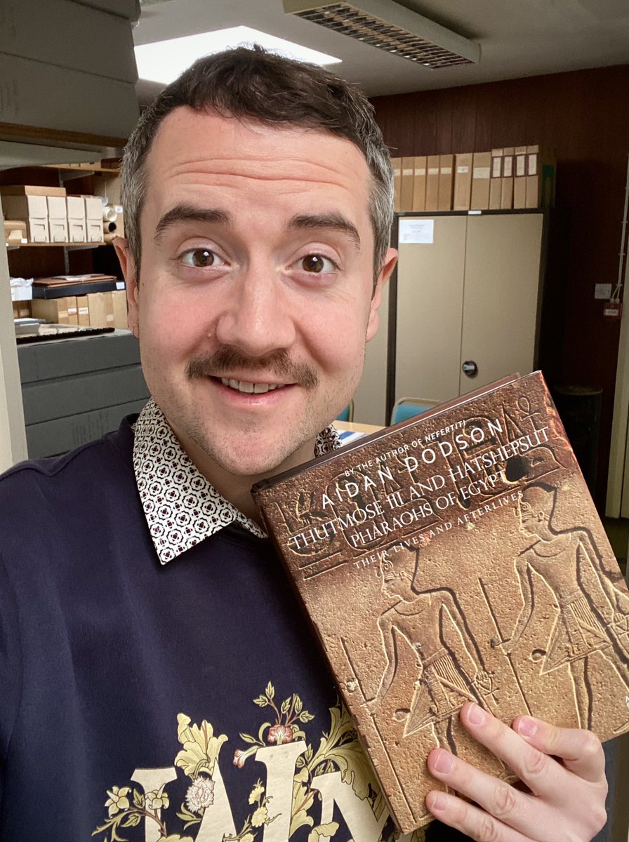 Very excited to receive my reviewer copy of ‘Thutmose III and Hatshepsut: Pharaohs of Egypt’ by Aidan Dodson and <a href="/AUCPress/">AUC Press - @aucpress.bsky.social</a>! Catch my review in the autumn issue of Egyptian Archeology magazine from <a href="/TheEES/">The Egypt Exploration Society</a>.

#egyptology #ancientegypt #newbook #history #archaeology