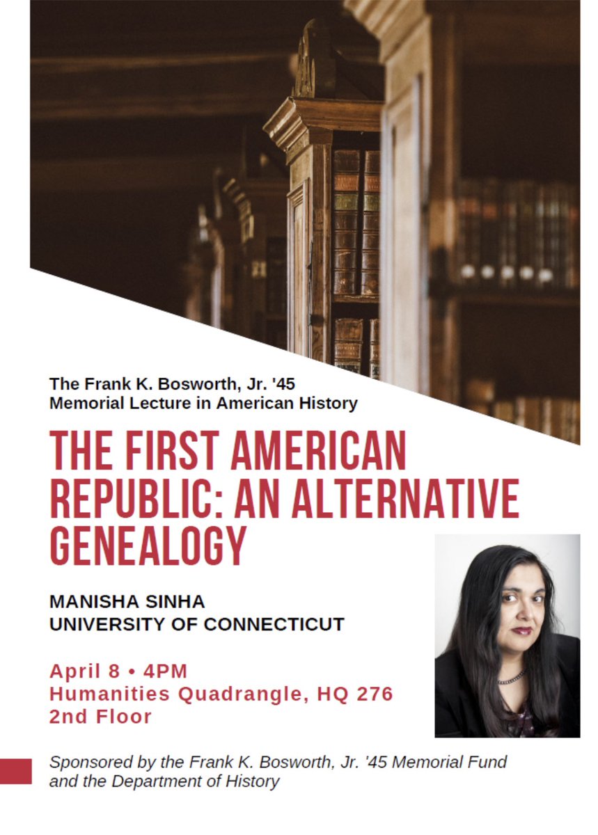Folks wish me luck this week, today at the New York Historical at 6.30 pm, tomorrow I will be delivering the Bosworth Memorial lecture in American History at Yale in New Haven (poster below), Thursday at the College of the Holy Cross in Worcester, Friday at the Nau center in UVA.