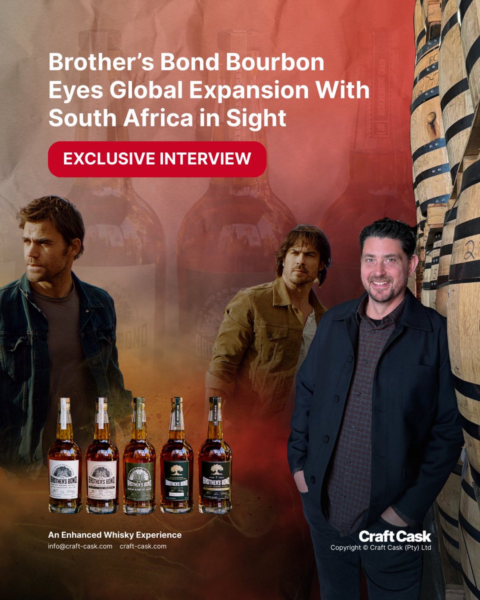 “We built it from scratch and are involved in every aspect.” — <a href="/brothersbond/">Brother's Bond Bourbon</a> CEO Vincent Hanna 🥃

We spoke to the world’s most-followed whisky brand about expansion, sustainability &amp; more. Full interview 👇

🔗 craft-cask.com/news/brothers-…

#BrothersBondBourbon #WhiskyNews #CraftCask