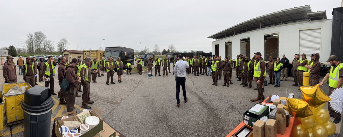 Berner's UPS Showcase (@ninjacprecruits) on Twitter photo Fantastic recognition PCM for the drivers lead by <a href="/ratkaupsman/">Kevin Ratka</a> in Belleville. A table full of <a href="/panerabread/">Panera Bread</a> & a table full of awards and prizes. This is how it’s done! 🎉👏🏾👏🏾👏🏾
<a href="/CarolBTome/">Carol Tomé</a> <a href="/UPS_earthcityPL/">UPS Earth City Preload</a> <a href="/UPSers/">UPSers</a> <a href="/UPSjobs/">UPS Jobs</a> <a href="/CP_UPSers/">Central Plains</a> <a href="/HRGalindoUPSers/">Luis</a> <a href="/Tamjamconsultz/">Tamara James</a> <a href="/Teamsters/">Teamsters</a> Fantastic recognition PCM for the drivers lead by <a href="/ratkaupsman/">Kevin Ratka</a> in Belleville. A table full of <a href="/panerabread/">Panera Bread</a> & a table full of awards and prizes. This is how it’s done! 🎉👏🏾👏🏾👏🏾
<a href="/CarolBTome/">Carol Tomé</a> <a href="/UPS_earthcityPL/">UPS Earth City Preload</a> <a href="/UPSers/">UPSers</a> <a href="/UPSjobs/">UPS Jobs</a> <a href="/CP_UPSers/">Central Plains</a> <a href="/HRGalindoUPSers/">Luis</a> <a href="/Tamjamconsultz/">Tamara James</a> <a href="/Teamsters/">Teamsters</a>