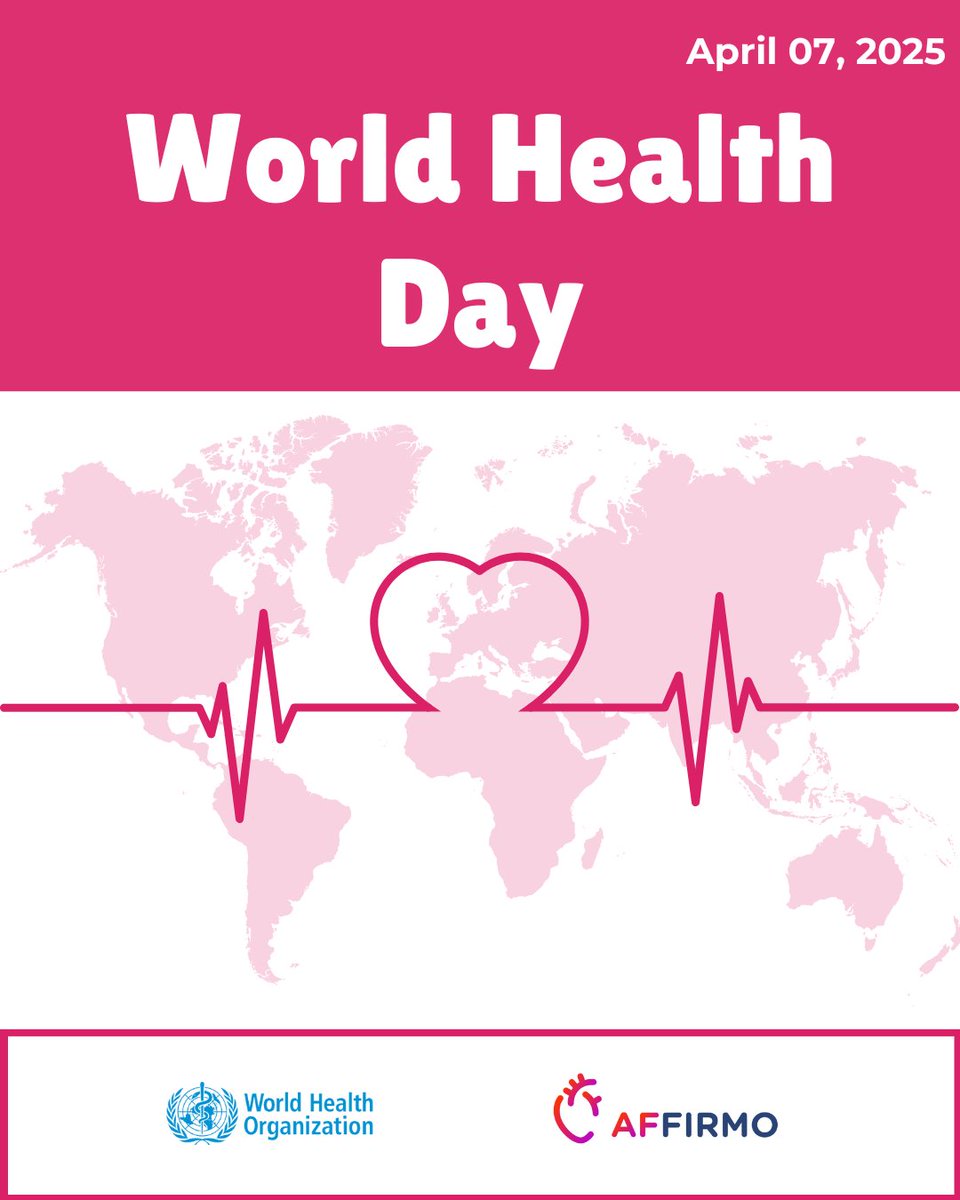 AFFIRMO Project (@affirmo_eu) on Twitter photo Every heartbeat matters, especially in older adults facing complex health challenges ❤️🫀
On this #WorldHealthDay, we highlight how the AFFIRMO project is improving care for patients with atrial fibrillation and multimorbidity through integrated, person-centred approaches.
<a href="/WHO/">World Health Organization (WHO)</a> Every heartbeat matters, especially in older adults facing complex health challenges ❤️🫀
On this #WorldHealthDay, we highlight how the AFFIRMO project is improving care for patients with atrial fibrillation and multimorbidity through integrated, person-centred approaches.
<a href="/WHO/">World Health Organization (WHO)</a>