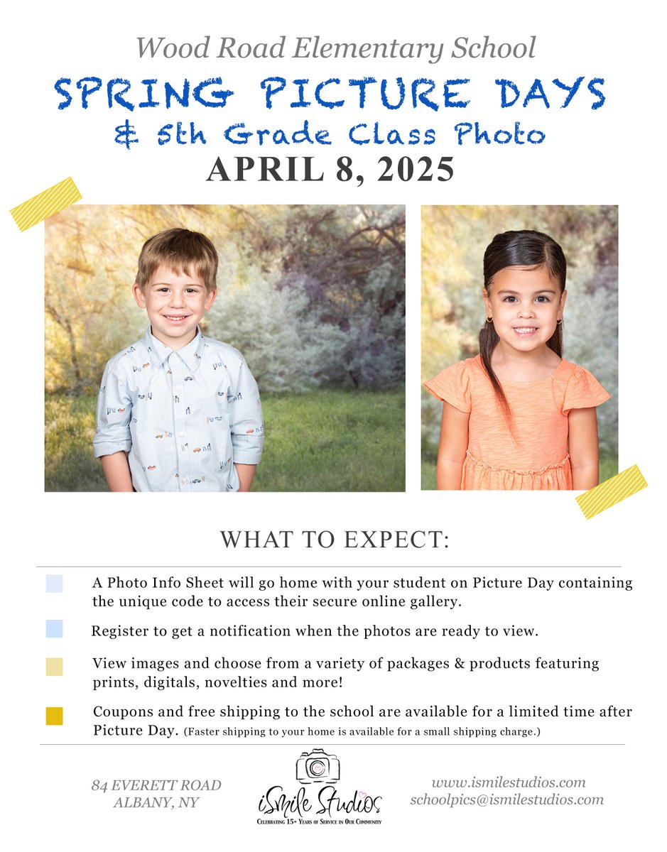 Wood Road Elementary (@woodroadelem) on Twitter photo Wood Road's Spring Picture Day is tomorrow, April 8th! π·πππ <a href="/BSCSD/">Ballston Spa CSD</a> Wood Road's Spring Picture Day is tomorrow, April 8th! π·πππ <a href="/BSCSD/">Ballston Spa CSD</a>