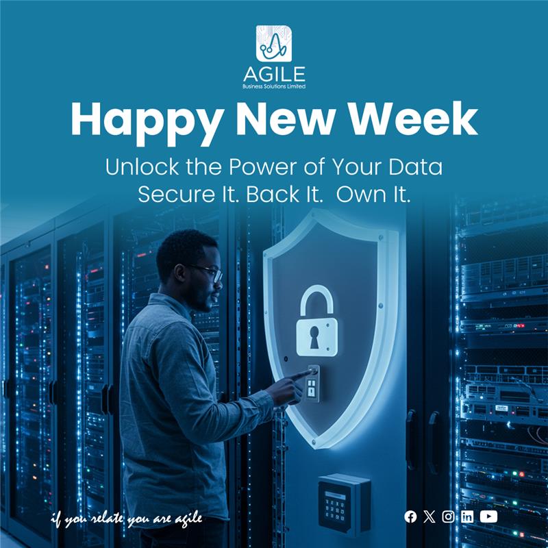 AgilebizKE's tweet image. 🔓 Happy New Week!

Unlock your data. Power your productivity.
With Agile Business Solutions, your systems stay backed up, secure &amp;amp; ready to go.

Start today 👉 sales@agilebiz.co.ke

#DataSecurity #AgileBusinessSolutions #UnlockTheWeek #BackUpAndGo