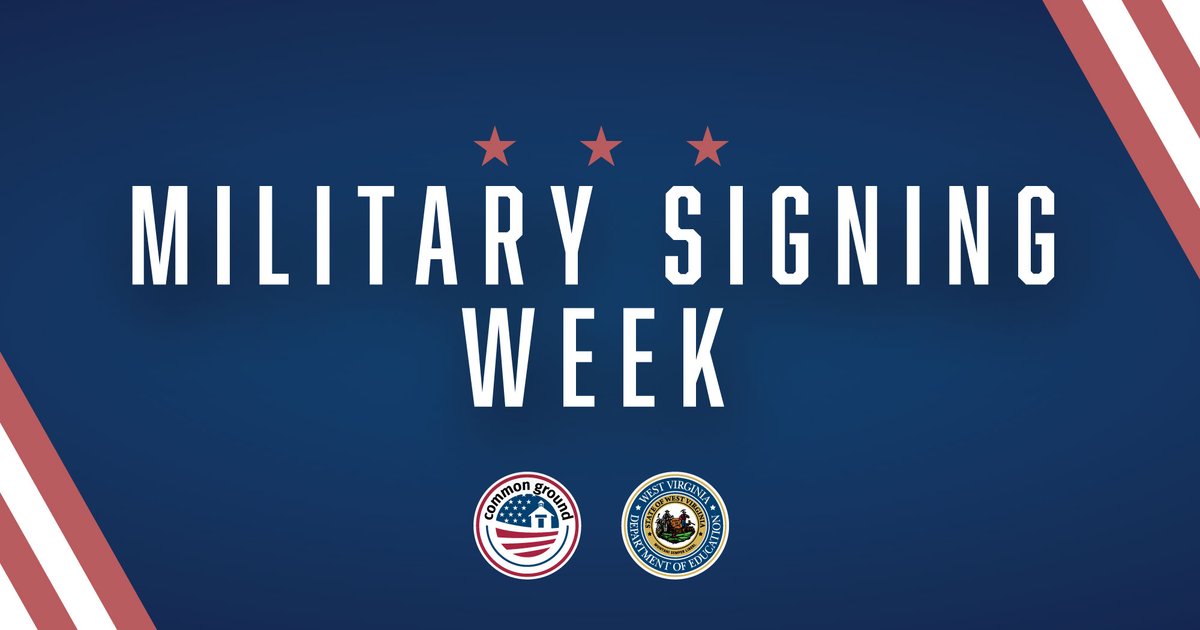 🇺🇸 Committing to Serve 🇺🇸

Throughout the week of April 7, students across the state will pledge to serve in the United States Armed Forces. Join us in thanking these students for their willingness to serve their country.

Learn more 👉 bit.ly/4cp3xSf.

#WVEd