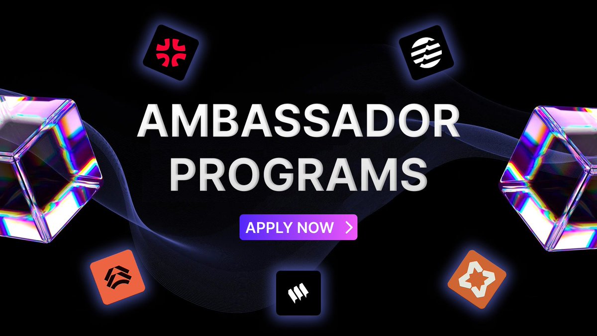 Becoming an Ambassador is a chance you shouldn't miss!

Create the content, earn rewards, get early access, and more

Here're 5 Ambassador Programs to apply now🧵👇