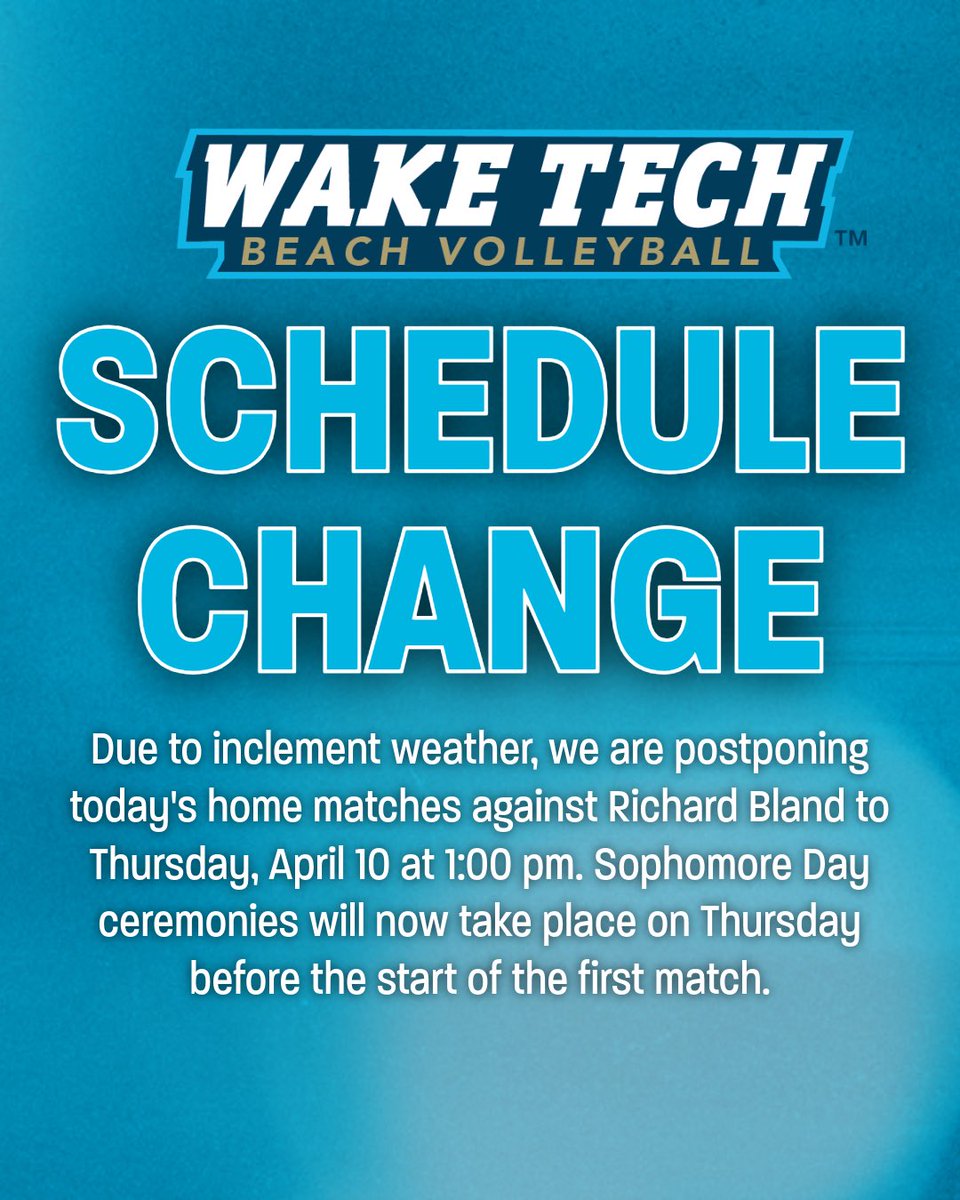 Wake Tech Beach Volleyball tweet media