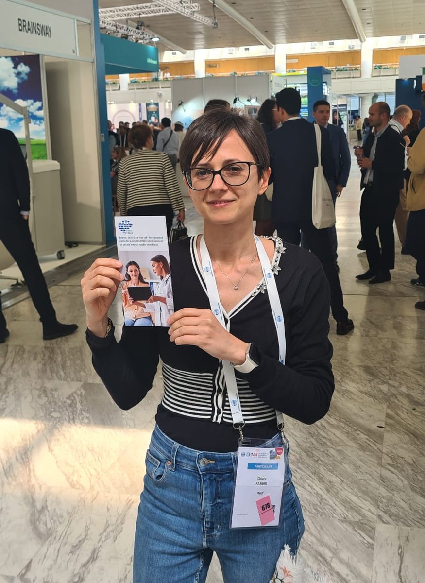 PSYCH_STRATA (@psych_strata) on Twitter photo Are you at #EPA2025 in Madrid?
Meet our researcher Dr. <a href="/ChiaraFabbri12/">Chiara Fabbri</a> and visit <a href="/GAMIAN_Europe/">Global Alliance of Mental Illness Advocacy Network</a> 14A booth to learn more about her work in #PsychSTRATA on advancing personalised approaches to mental health care.
📺 Watch her full interview: shorturl.at/rFCCb Are you at #EPA2025 in Madrid?
Meet our researcher Dr. <a href="/ChiaraFabbri12/">Chiara Fabbri</a> and visit <a href="/GAMIAN_Europe/">Global Alliance of Mental Illness Advocacy Network</a> 14A booth to learn more about her work in #PsychSTRATA on advancing personalised approaches to mental health care.
📺 Watch her full interview: shorturl.at/rFCCb