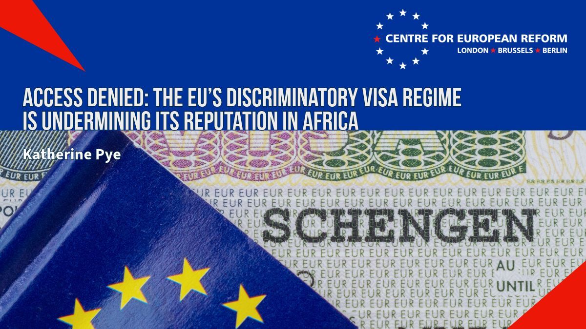 Non-EU nationals already face heavy penalties and future entry bans if they overstay and there is no evidence to suggest that the EU’s high #visa rejection rate reduces overstaying.

New <a href="/CER_EU/">CER</a> insight by <a href="/katherine_pye/">Katherine Pye</a>

buff.ly/sG2CUGr