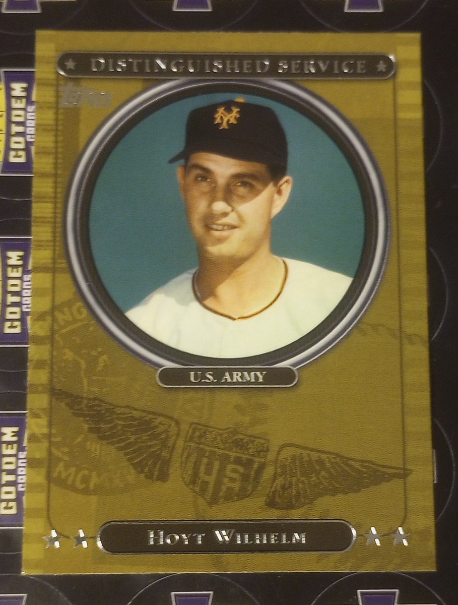 GotdemCards's tweet image. 2007 Topps Distinguished Service Hoyt Wilhelm #DS15 New York Giants #ARMY #SFGiants          

$2.50 OBO 

🏆 If you Repost This your Awesome 

🏆 If you tag people into this post Your Amazing

#TheHobbyFamily  #THFpro #thehobby #mlbx #sportscardsforsale #MLB #baseball