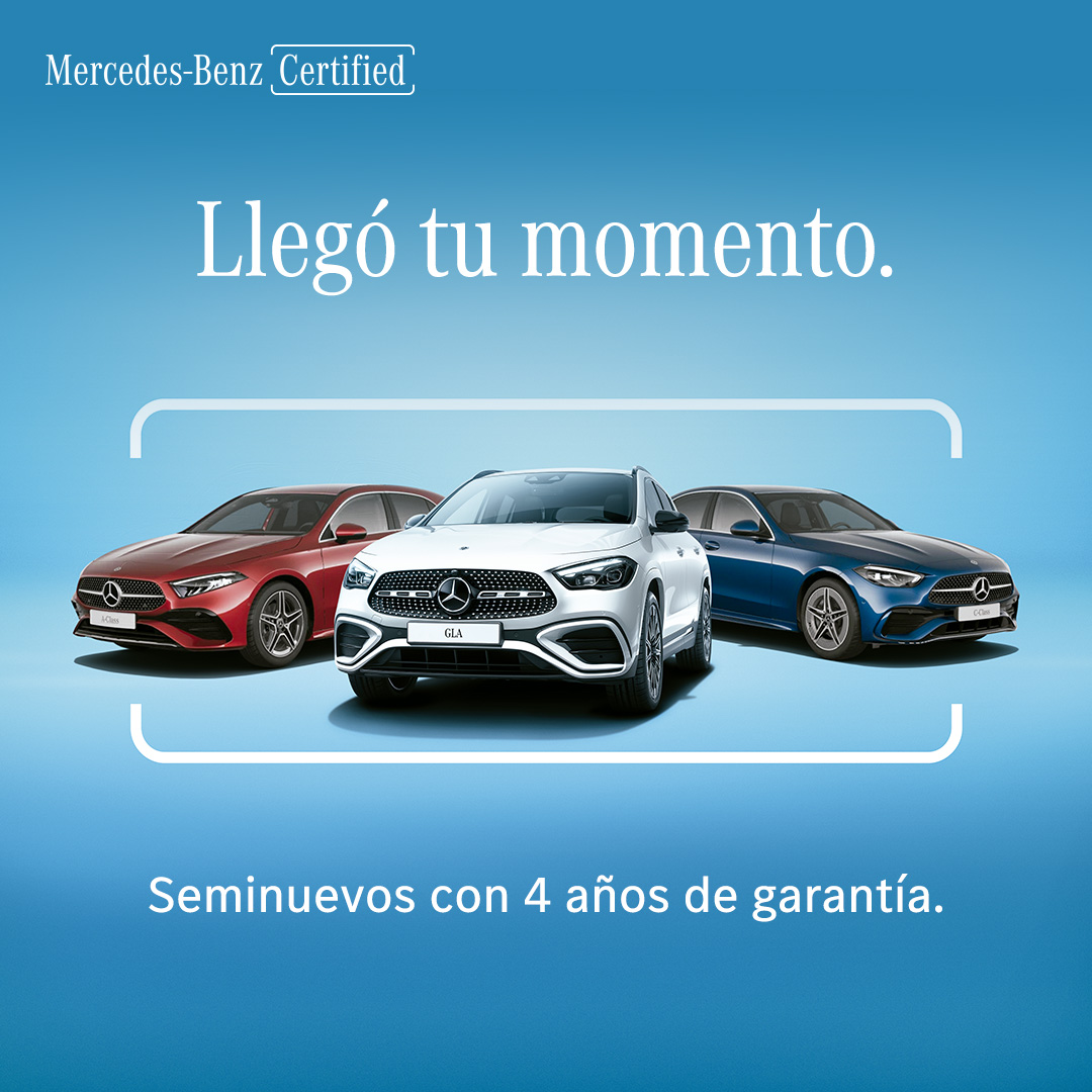 Llévate ahora tu vehículo Híbrido Enchufable premium seminuevo con 4 años de garantía al financiar con Mercedes-Benz Services y con cargador e instalación de regalo.​

#MercedesBenz