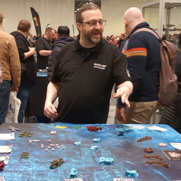 It's less than a week to go before #Salute2025 and we CANNOT WAIT! 

Come and visit us at stand TF10 where we have lots going on including @warcradlestudios demos of #ArmouredClash and #DystopianWars!

What are you looking forward to?

@slwsalute #tabletopgaming #tabletophobbies
