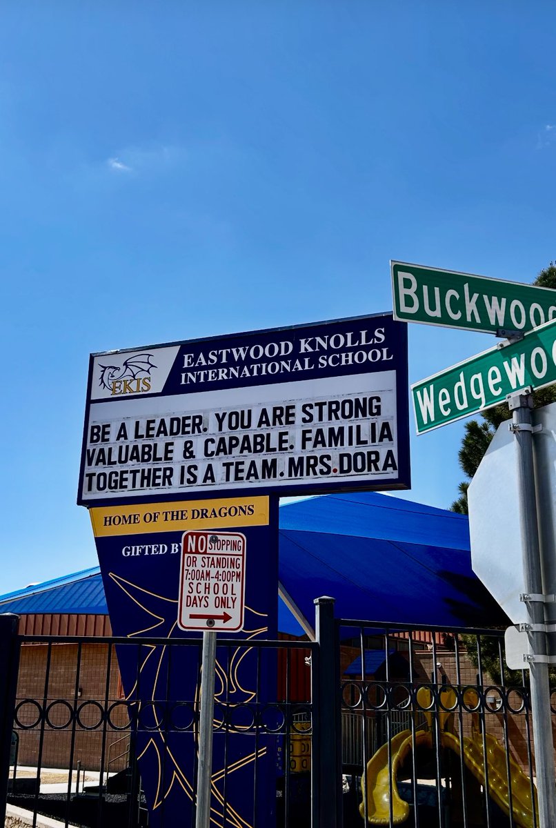 Eastwood Knolls ππ (@eastwoodknolls) on Twitter photo #MarqueeMondays <a href="/EastwoodKnolls/">Eastwood Knolls ππ</a> is an Opportunity for Our Faculty to Share a Mantra in Their Daily Lives πππͺ§
This Weekβs Mantra Courtesy of:
Our Cafeteria Manager π½οΈ
βBE A LEADER. YOU ARE STRONG VALUABLE &, CAPABLE. FAMILIA TOGETHER IS A TEAM.β
-Mrs. Dora #MarqueeMondays <a href="/EastwoodKnolls/">Eastwood Knolls ππ</a> is an Opportunity for Our Faculty to Share a Mantra in Their Daily Lives πππͺ§
This Weekβs Mantra Courtesy of:
Our Cafeteria Manager π½οΈ
βBE A LEADER. YOU ARE STRONG VALUABLE &, CAPABLE. FAMILIA TOGETHER IS A TEAM.β
-Mrs. Dora