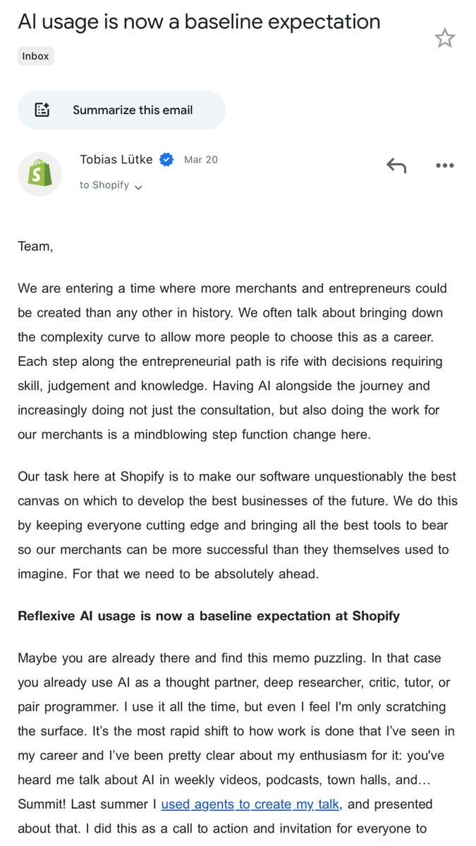 (1) Daniel Nguyen on X: "@tobi "Adapt or die." 🫡 https://t.co/femzDs0w8p" / X