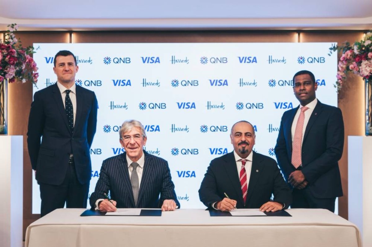 We're excited to announce a long-term strategic partnership with <a href="/QNBGroup/">QNBGroup</a> and <a href="/Harrods/">Harrods</a>. This collaboration will see the launch of the QNB Harrods co-branded Visa credit cards exclusively in Qatar. More here vi.sa/4iZGX5m 

#Partnership #Payments #Cobrand #Qatar