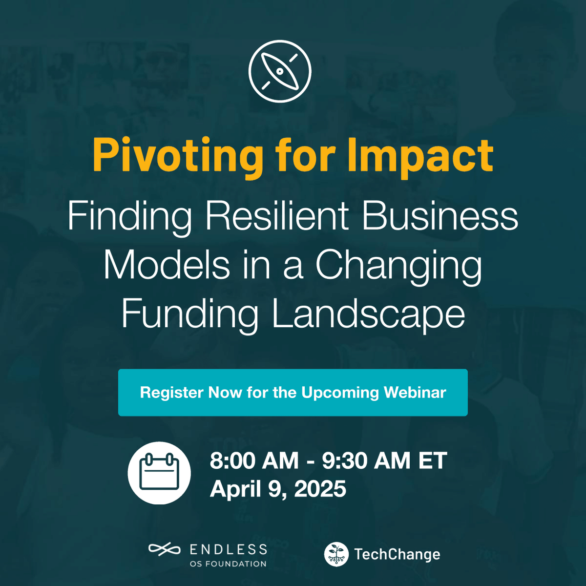 endless_global's tweet image. Is your #nonprofit struggling with unstable funding and the uncertainty of grants? Join us for our webinar: “Pivoting for Impact: Finding Resilient Business Models in a Changing Funding Landscape,” hosted by The Endless Foundation and TechChange. ow.ly/n0M950VvGbq