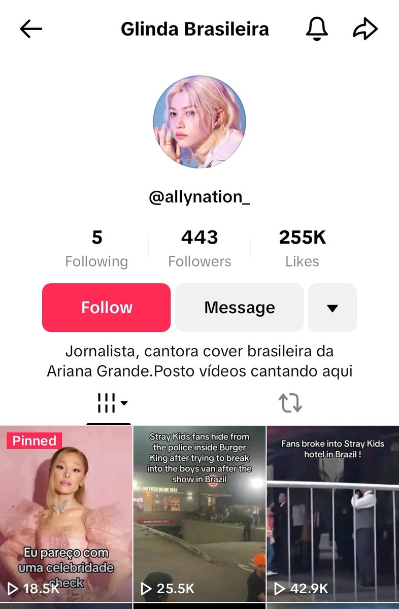 Hi <a href="/skz_protector/">StrayKidsProtect 🤺</a> 
This person is using a soundcheck video to claim the soldout shows were empty, blocked comments and are spreading misinformation with over 2M views
Also they're using a lovato fans video from 2014 claiming it was bstays invading a hotel. People are believing