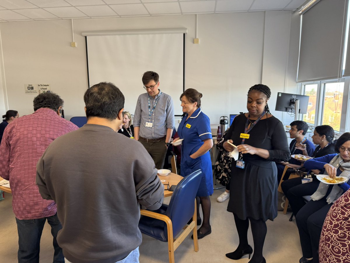 nshilv's tweet photo. We celebrated Eid this afternoon at GEH maternity- midwives, nurses, secretaries, admin staff, managers, anaesthetists, paediatricians and obgyn - multicultural and multidisciplinary with food and music, dancing and henna tattoos. People who have fun together work well together https://t.co/77bTpLjQ7g