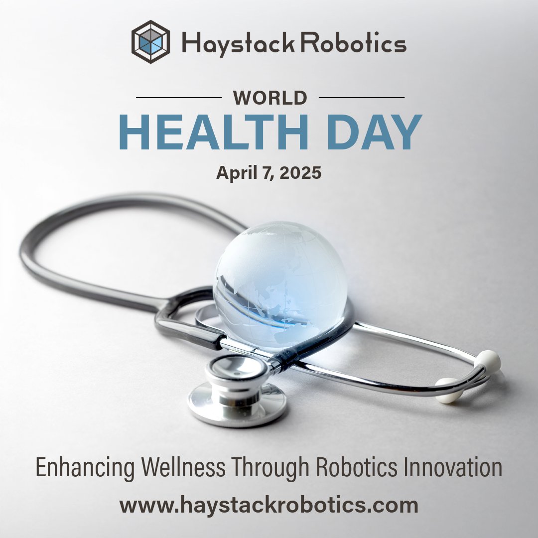 HaystackRobotic's tweet image. Happy #WorldHealthDay !
:
This day reflects our mission to improve human life through innovative solutions.
#RoboticsinHealthcare #SmartDisinfection #pioneeringsolutions #disinfectionrobot #HealthcareInnovation #roboticsolutions #robotics #healthcare #uvcdisinfection