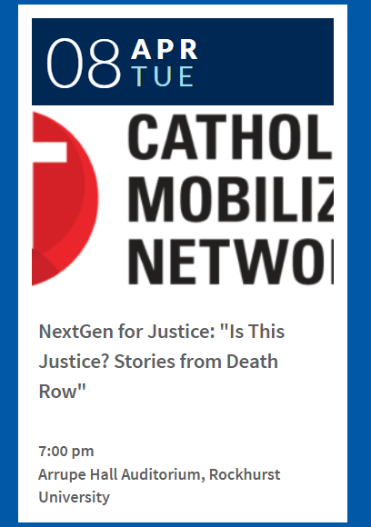 Missourians to Abolish the Death Penalty (@madpmo) on Twitter photo #KCMO | Join <a href="/CMNEndtheDP/">Catholic Mobilizing Network</a> TOMORROW at Rockhurst University for a panel on ending the death penalty through the lens of Catholic teaching. Join us for a powerful evening of personal stories & exploration of the hope for restorative justice.
Register below!
rockhurst.edu/events/2025-04… #KCMO | Join <a href="/CMNEndtheDP/">Catholic Mobilizing Network</a> TOMORROW at Rockhurst University for a panel on ending the death penalty through the lens of Catholic teaching. Join us for a powerful evening of personal stories & exploration of the hope for restorative justice.
Register below!
rockhurst.edu/events/2025-04…