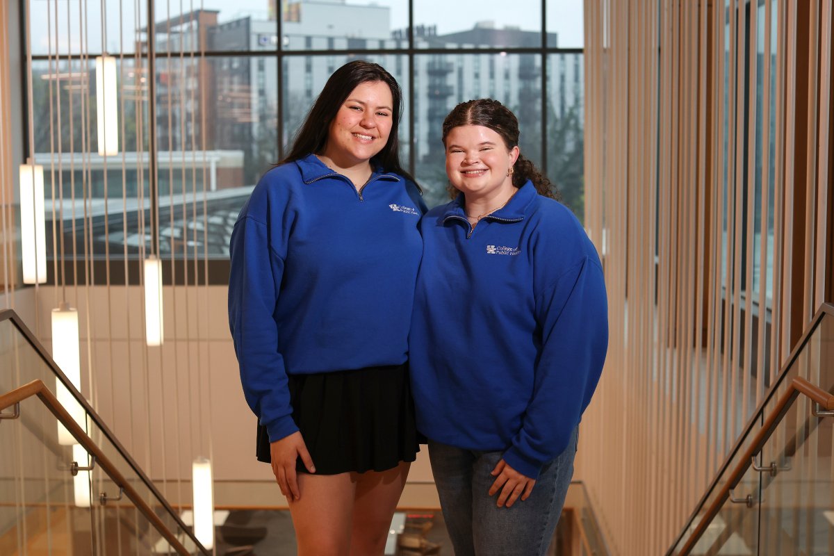 UKCPH's tweet photo. Through public health, Sami Jones and Emma Grace Hague found purpose in serving Kentucky communities. 💙 Their journeys show how passion, research, and support can drive change. #NPHW #PublicHealthMatters #UKCPH
🔗 https://t.co/rJMNuW2hYi https://t.co/2GT9T8Rk8F