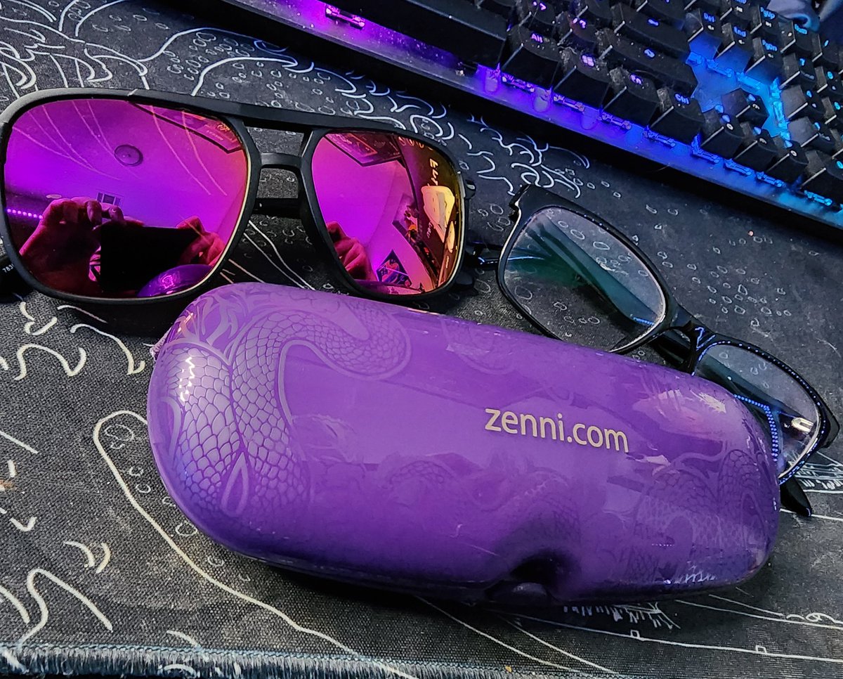 Faxxi 🔜 PAX East (@faxxius) on Twitter photo A pair for racing to work.
A pair for sim racing against others.
Y'all, I think I really like <a href="/Zenni_Gaming/">Zenni Gaming</a> a little bit. A pair for racing to work.
A pair for sim racing against others.
Y'all, I think I really like <a href="/Zenni_Gaming/">Zenni Gaming</a> a little bit.