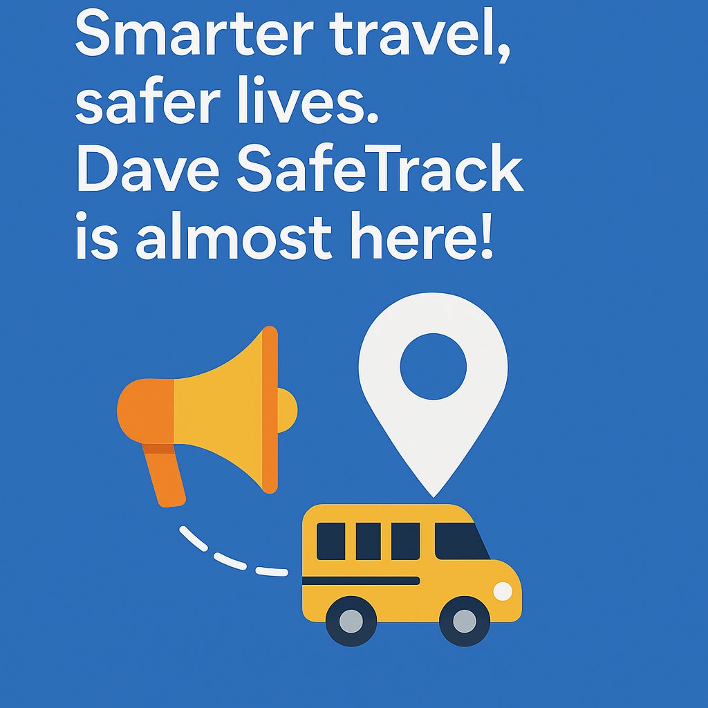 davesafetrack's tweet photo. Your Safety, Our Priority.
DaveSafeTrack brings you:

🔹Live GPS Tracking 
🔹 Emergency SOS Alerts 
🔹 Real-Time Updates for Parents &amp; Owners 
Stay smart. Stay safe.
#SafeTransport #DaveSafeTrack #TechForGood #SchoolBusSafety https://t.co/A6iJ4HHlHU