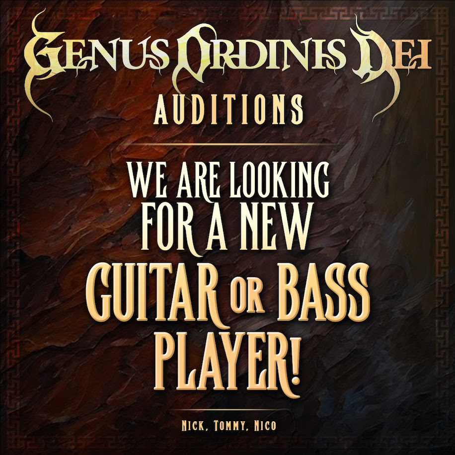 metallus_it's tweet image. Genus Ordinis Dei: alla ricerca del quarto membro! metallus.it/genus-ordinis-… #GenusOrdinisDei @genusordinisdei