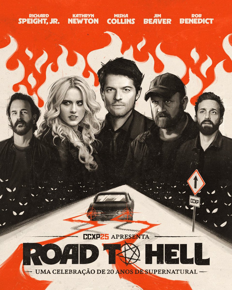 CCXPoficial's tweet image. Road to Hell será a maior celebração mundial da série #Supernatural, com participação do elenco, painéis exclusivos, entrevistas imperdíveis, fotos, autógrafos e muitas surpresas. Esse é o ano de #SupernaturalNaCCXP!

Quem vem? Comenta &apos;shotgun!&apos; e corre para garantir seu lugar.